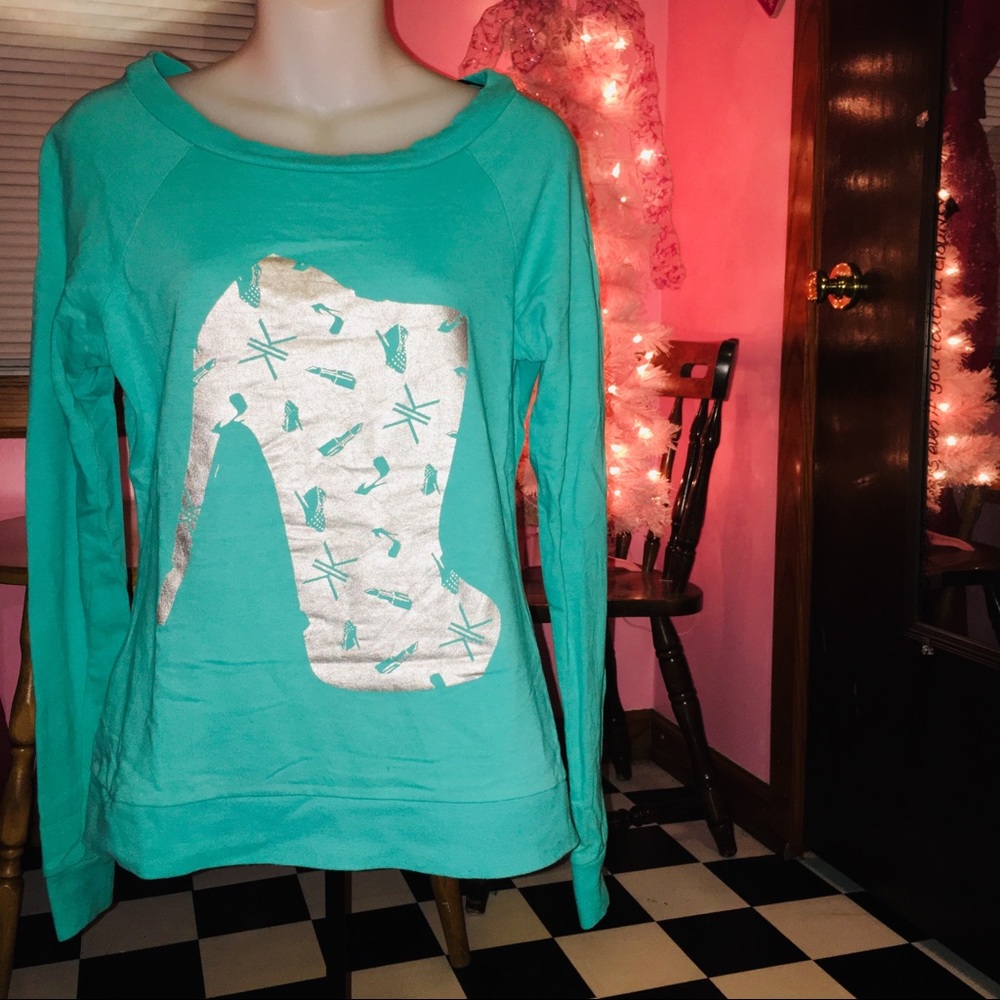 LIKE NEW Y2K Kardashian Kollection Sweatshirt Top S